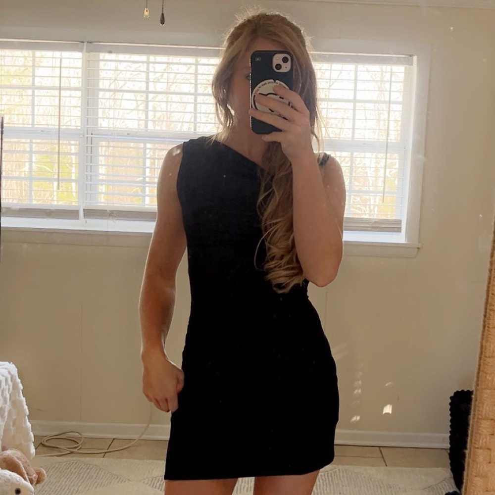 Princess Polly Black Mini Dress